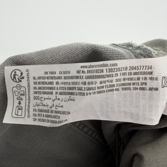Abercrombie & Fitch Mens Carpenter Pants Gray Stretch Workwear 29x30 - Picture 5 of 9